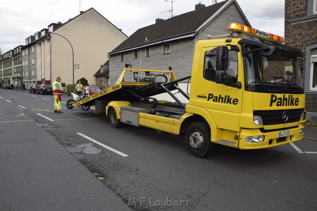 VU Krad PKW Koeln Duennwald Berlinerstr P119.JPG - Miklos Laubert